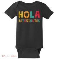 Hola Estudiantes, Maestra Back To School Spanish Teacher Baby Bodysuit thumb 0