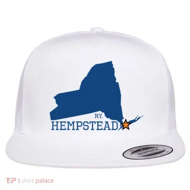Hempstead NY Flat Bill Trucker Hat