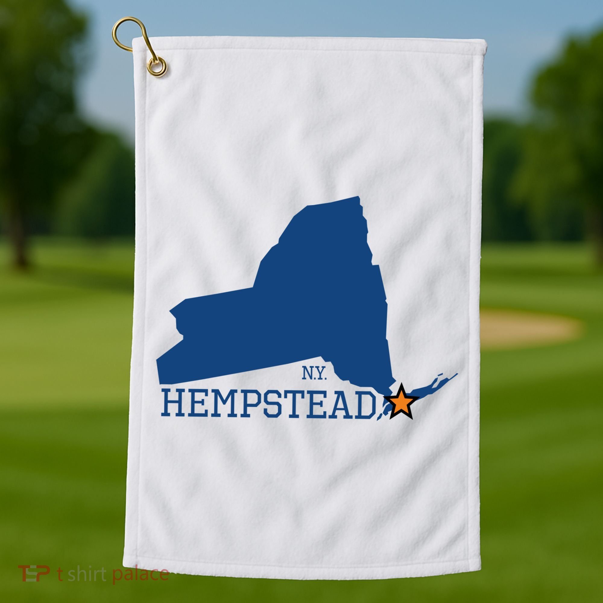 Hempstead NY Golf Towel