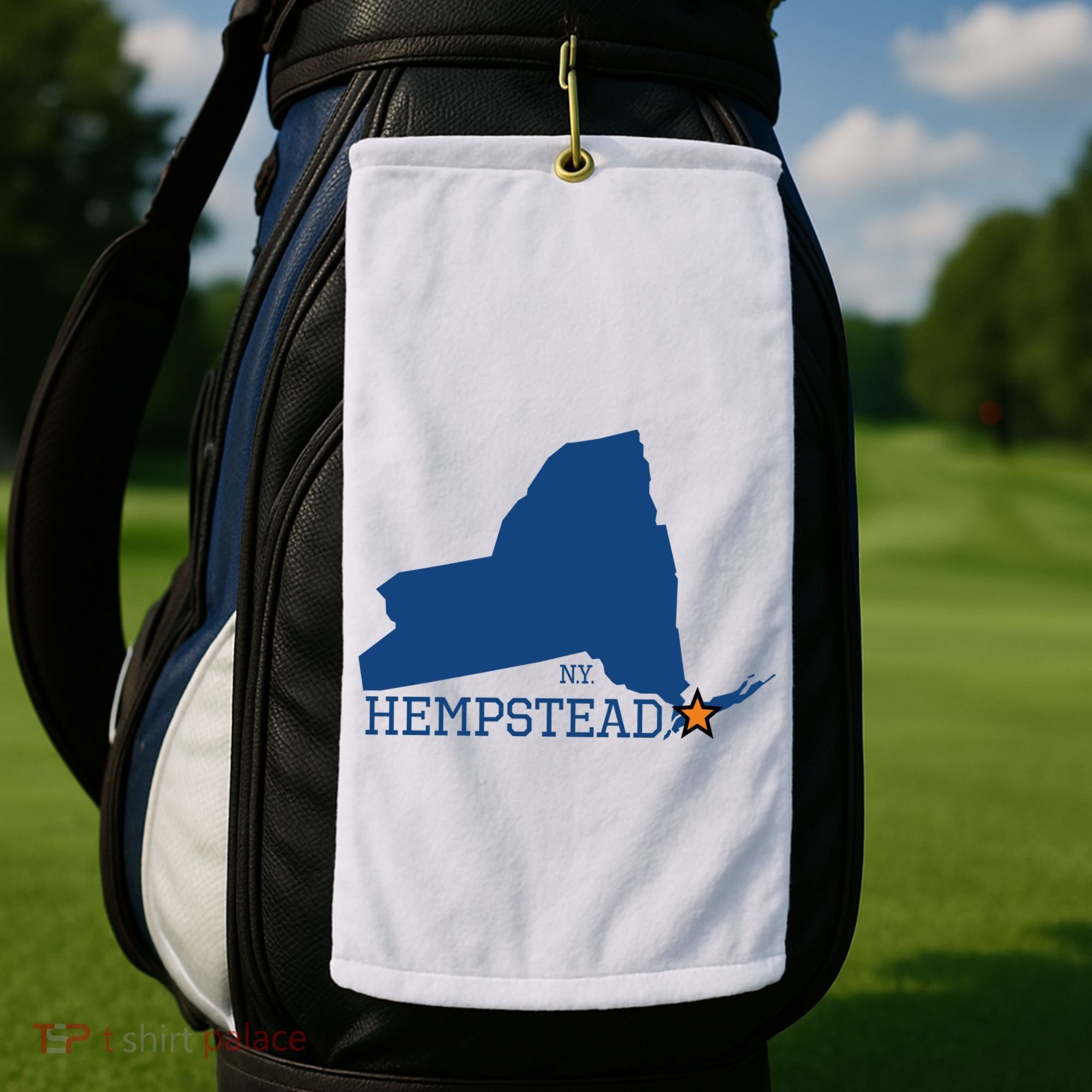 Hempstead NY Golf Towel