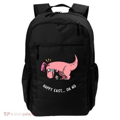 Happy Easter Oh No Funny TRex Egg Hunt Backpack