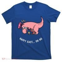 Happy Easter Oh No Funny TRex Egg Hunt T-Shirt thumb 0