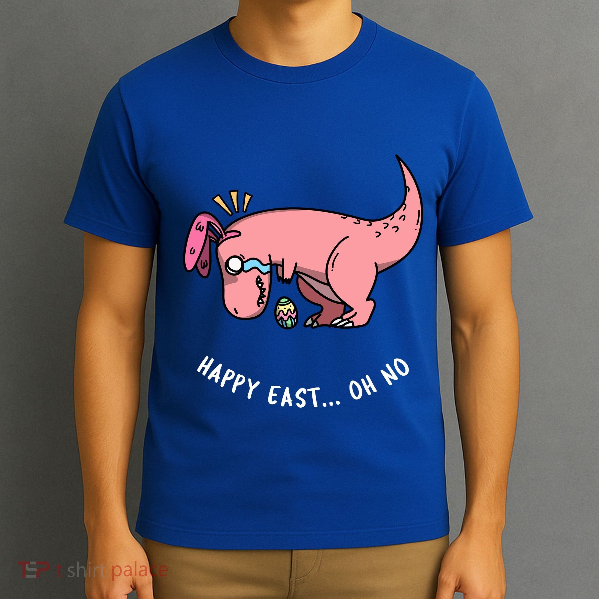 Happy Easter Oh No Funny TRex Egg Hunt T-Shirt