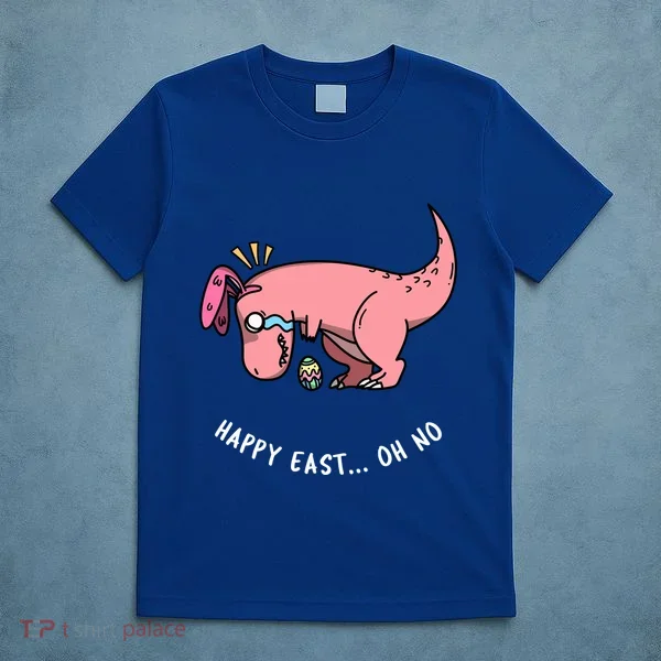 Happy Easter Oh No Funny TRex Egg Hunt T-Shirt