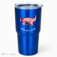 Happy Easter Oh No Funny TRex Egg Hunt Tumbler thumb 0