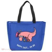 Happy Easter Oh No Funny TRex Egg Hunt Tote Bag thumb 0