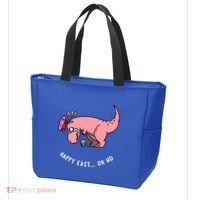 Happy Easter Oh No Funny TRex Egg Hunt Tote Bag thumb 3