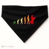 Human Evolution Of Snowboarding USA-Made Doggie Bandana thumb 0