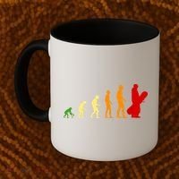 Human Evolution Of Snowboarding Coffee Mug thumb 2