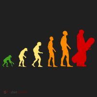 Human Evolution Of Snowboarding Golf Towel thumb 3
