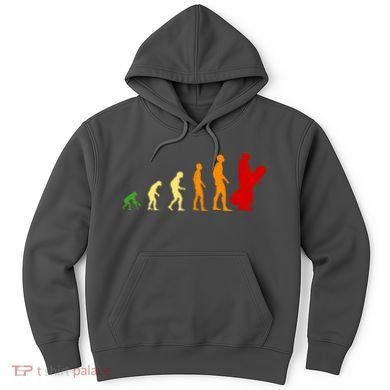 Human Evolution Of Snowboarding Hoodie
