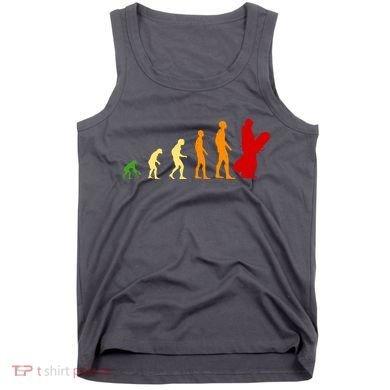 Human Evolution Of Snowboarding Tank Top