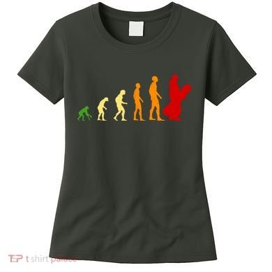 Human Evolution Of Snowboarding Women's T-Shirt