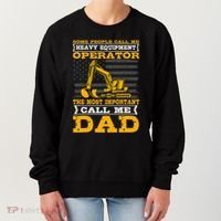 Heavy Equipment Operator Excavator FatherS Day Dad Women's Sweatshirt thumb 0