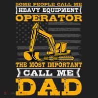 Heavy Equipment Operator Excavator FatherS Day Dad Beanie thumb 2