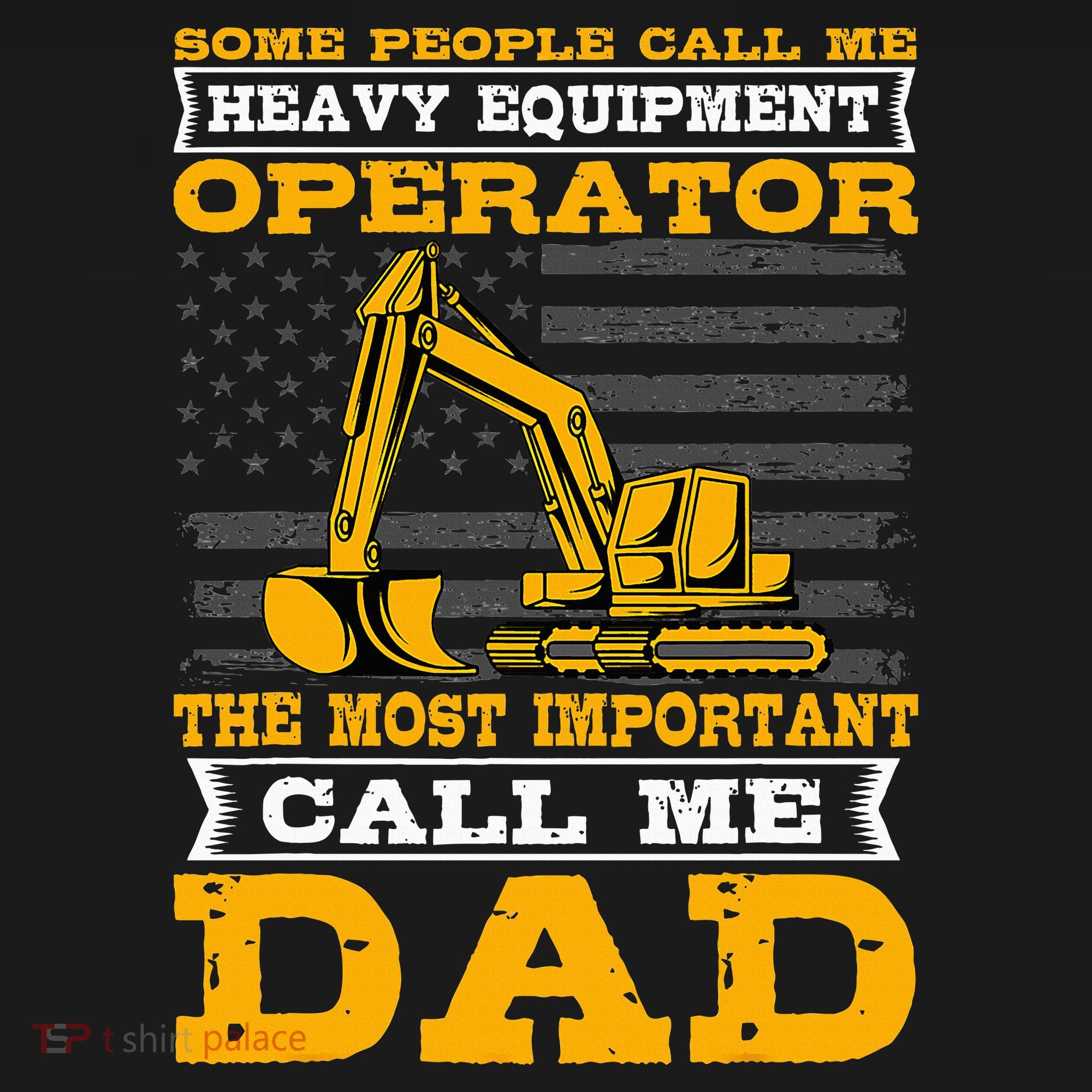 Heavy Equipment Operator Excavator FatherS Day Dad Polo