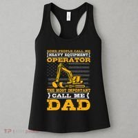 Heavy Equipment Operator Excavator FatherS Day Dad Women's Tank Top thumb 3