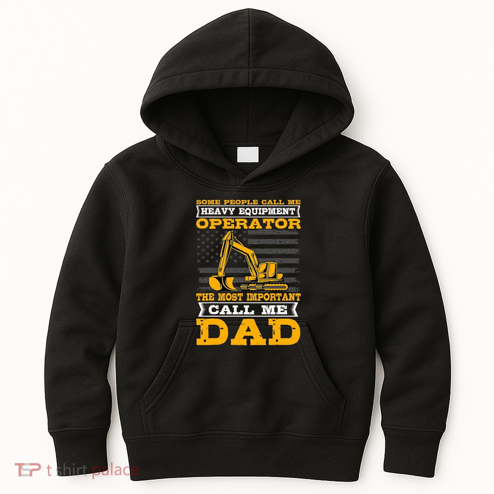 Heavy Equipment Operator Excavator FatherS Day Dad Kids Hoodie