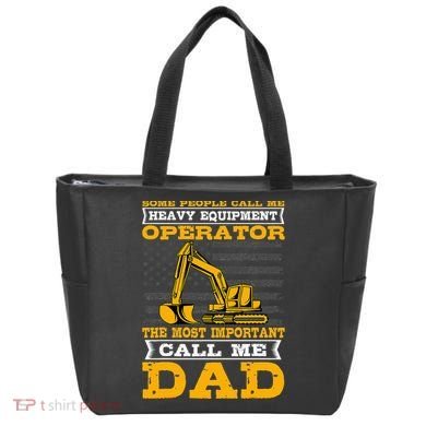 Heavy Equipment Operator Excavator FatherS Day Dad Tote Bag