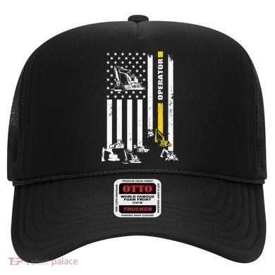 Heavy Equipment Operator USA Flag Operator Gift Hat