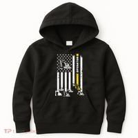 Heavy Equipment Operator USA Flag Operator Gift Kids Hoodie thumb 0