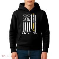 Heavy Equipment Operator USA Flag Operator Gift Kids Hoodie thumb 4