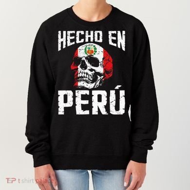 Hecho En Perú Peruvian Heritage Peruvian Flag Peru Women's Sweatshirt