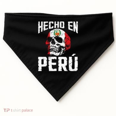 Hecho En Perú Peruvian Heritage Peruvian Flag Peru USA-Made Doggie Bandana