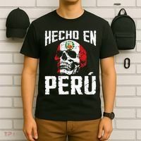 Hecho En Perú Peruvian Heritage Peruvian Flag Peru T-Shirt thumb 6