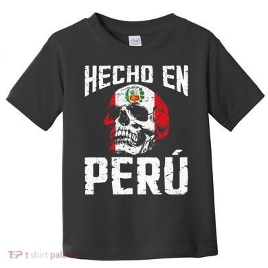 Hecho En Perú Peruvian Heritage Peruvian Flag Peru Toddler T-Shirt