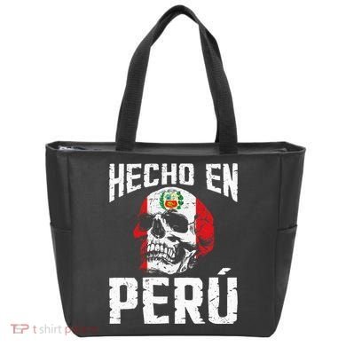Hecho En Perú Peruvian Heritage Peruvian Flag Peru Tote Bag