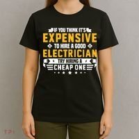 Humorous Electrician Pun Funny Electrician Technician T-Shirt thumb 4