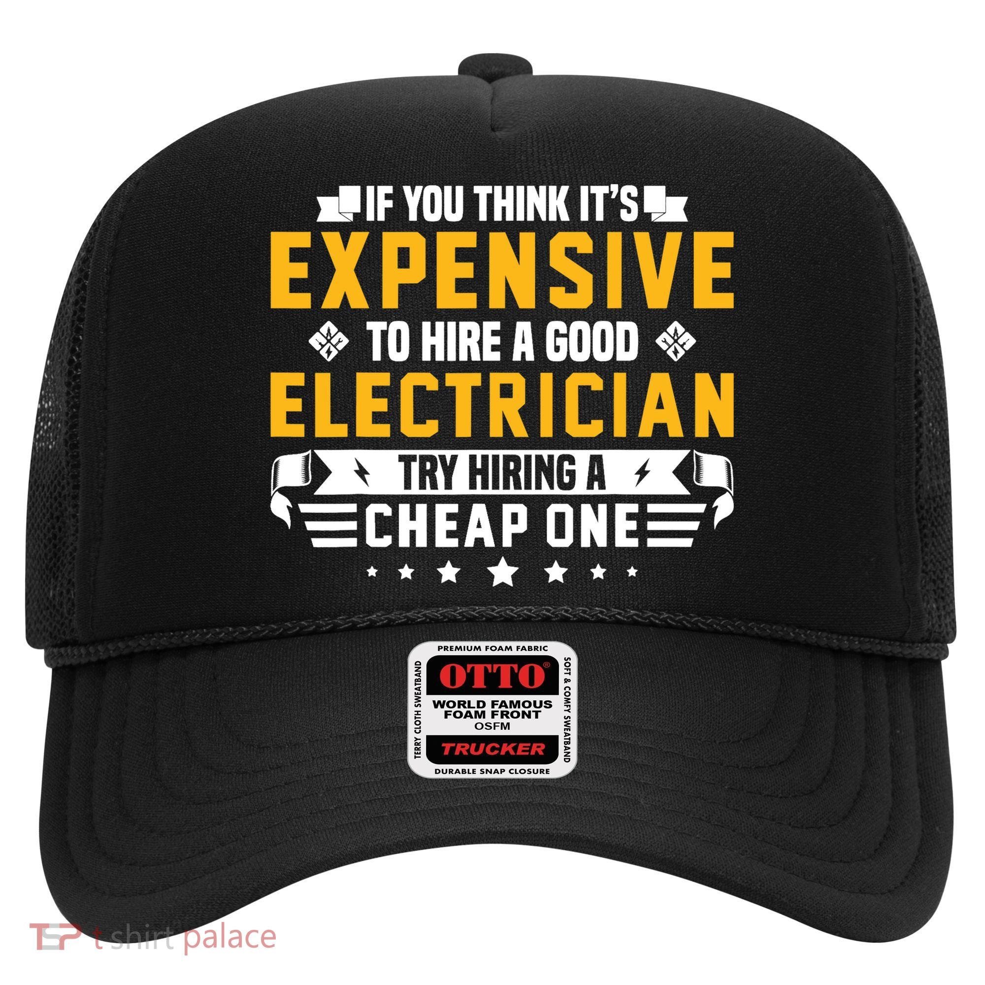 Humorous Electrician Pun Funny Electrician Technician Hat