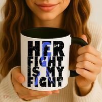 Her Fight ALS  Awareness Coffee Mug thumb 3
