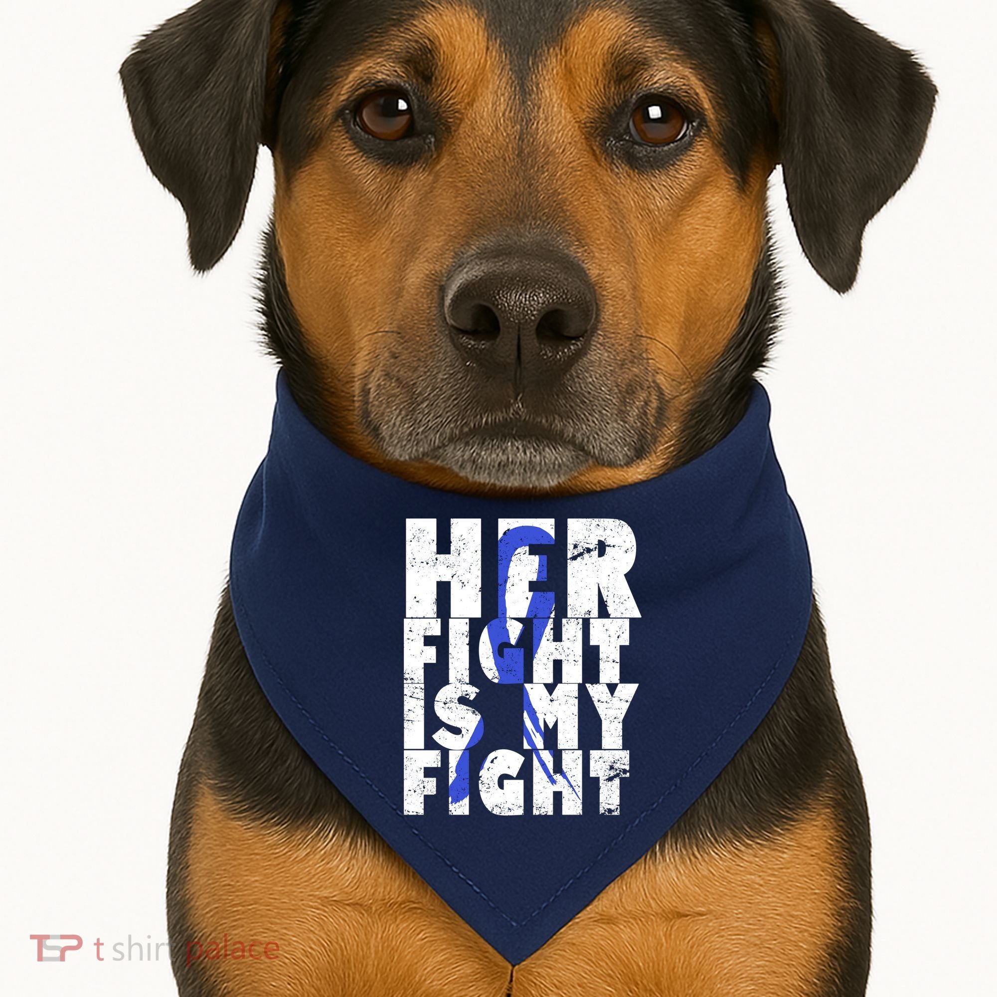 Her Fight ALS  Awareness USA-Made Doggie Bandana