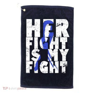 Her Fight ALS  Awareness Golf Towel