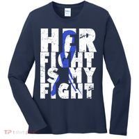 Her Fight ALS  Awareness Women's Long Sleeve Shirt thumb 0