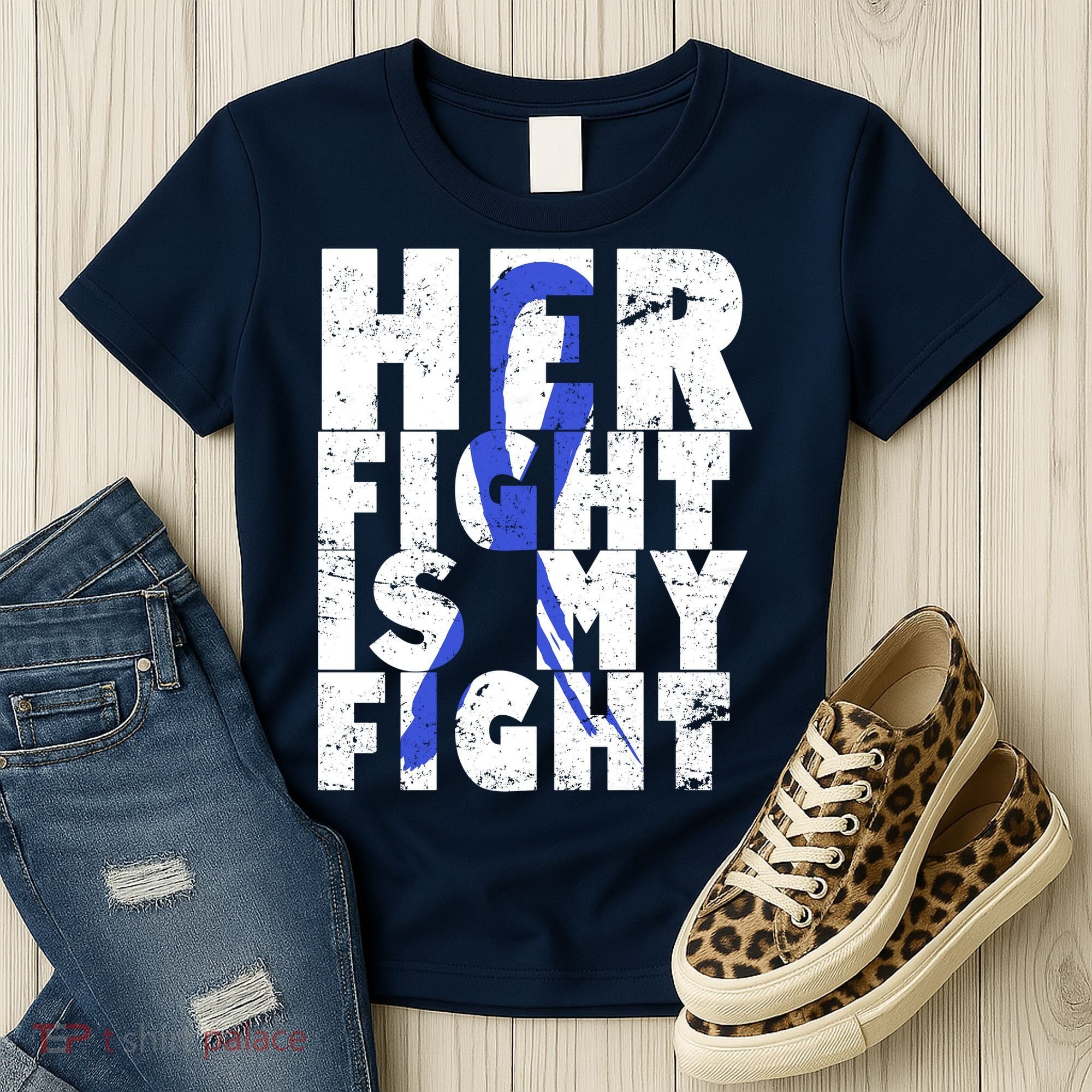 Her Fight ALS  Awareness Women's T-Shirt