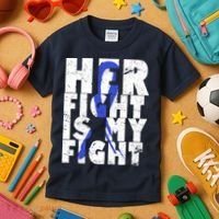Her Fight ALS  Awareness Kids T-Shirt thumb 3
