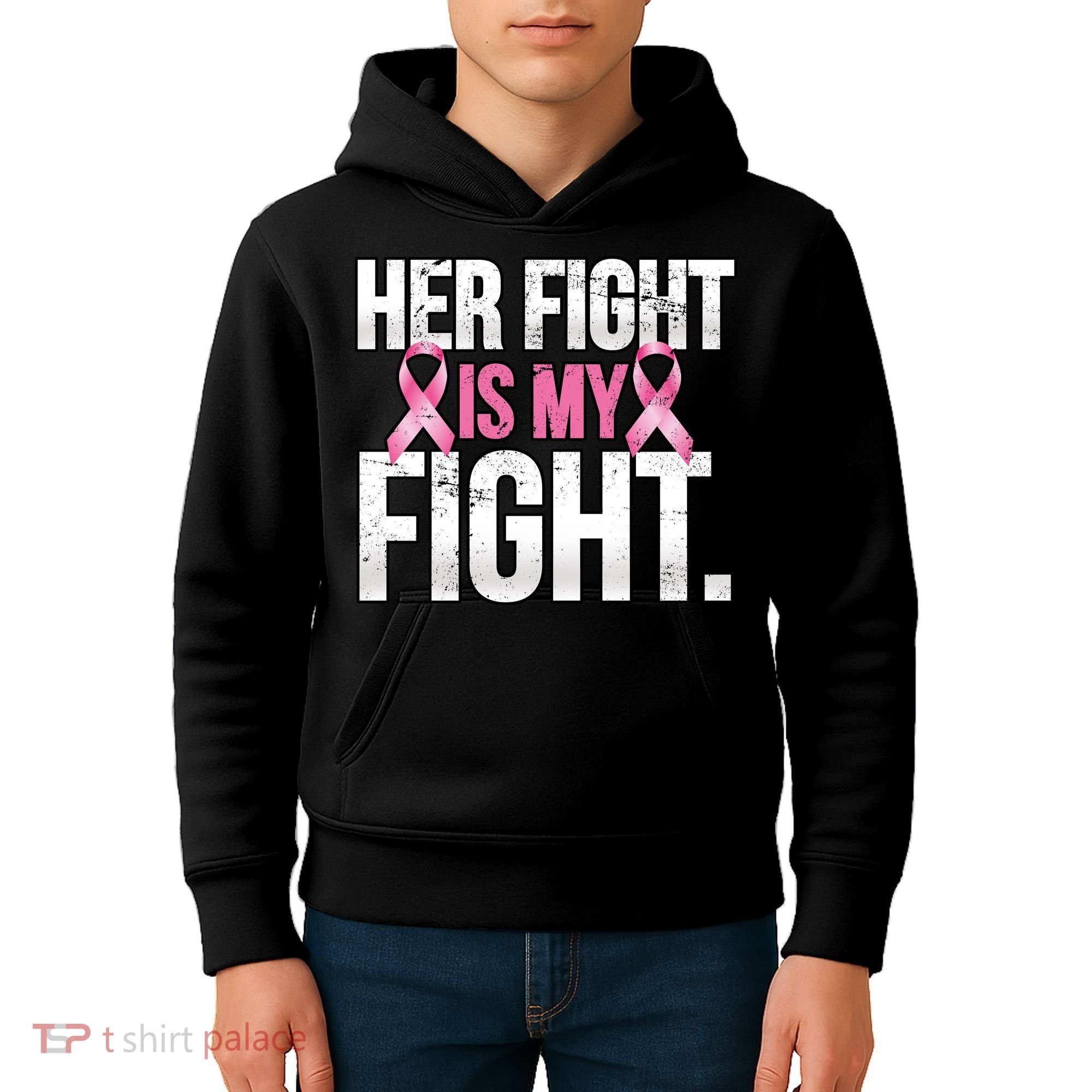 Her Fight Is My Fight Kids Hoodie