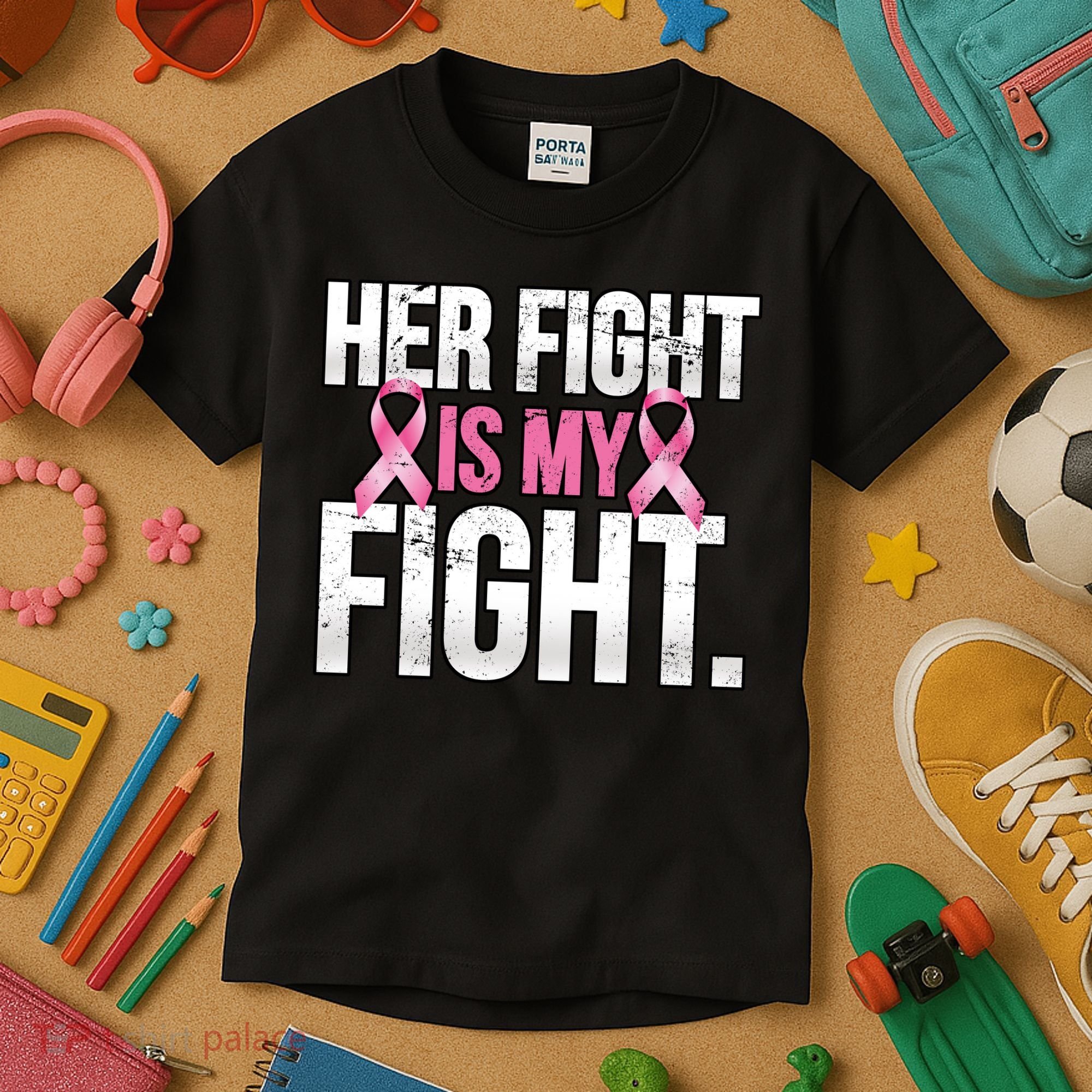 Her Fight Is My Fight Kids T-Shirt