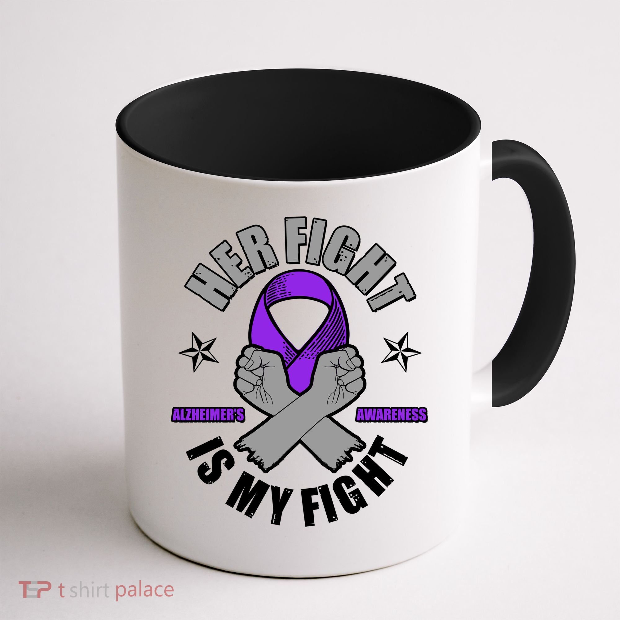 Her Fight Is My Fight Alzheimer's Awareness Coffee Mug