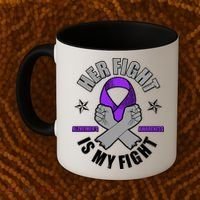 Her Fight Is My Fight Alzheimer's Awareness Coffee Mug thumb 2
