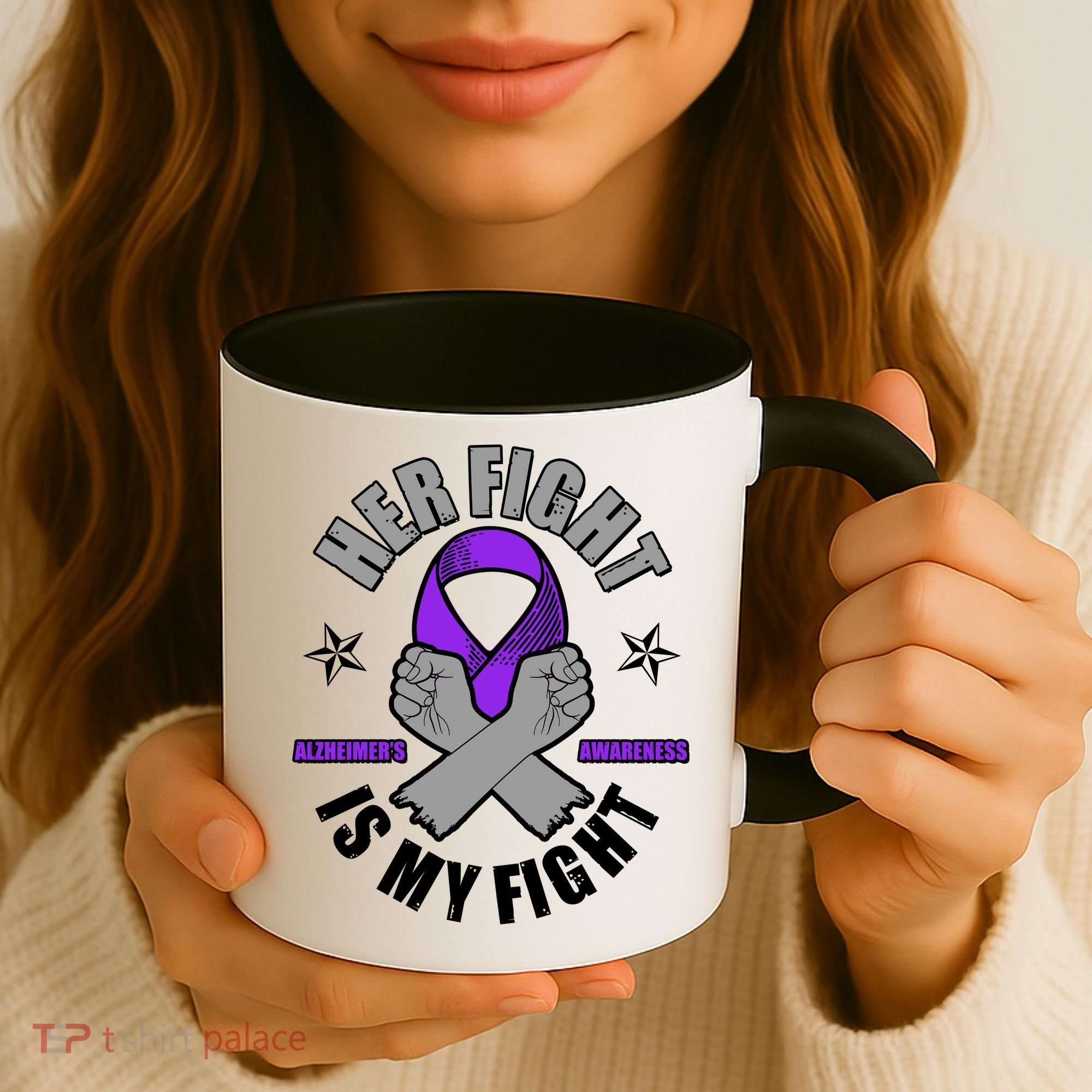 Her Fight Is My Fight Alzheimer's Awareness Coffee Mug