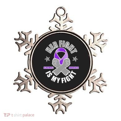 Her Fight Is My Fight Alzheimer's Awareness Ornament