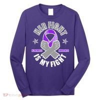 Her Fight Is My Fight Alzheimer's Awareness Long Sleeve Shirt thumb 0