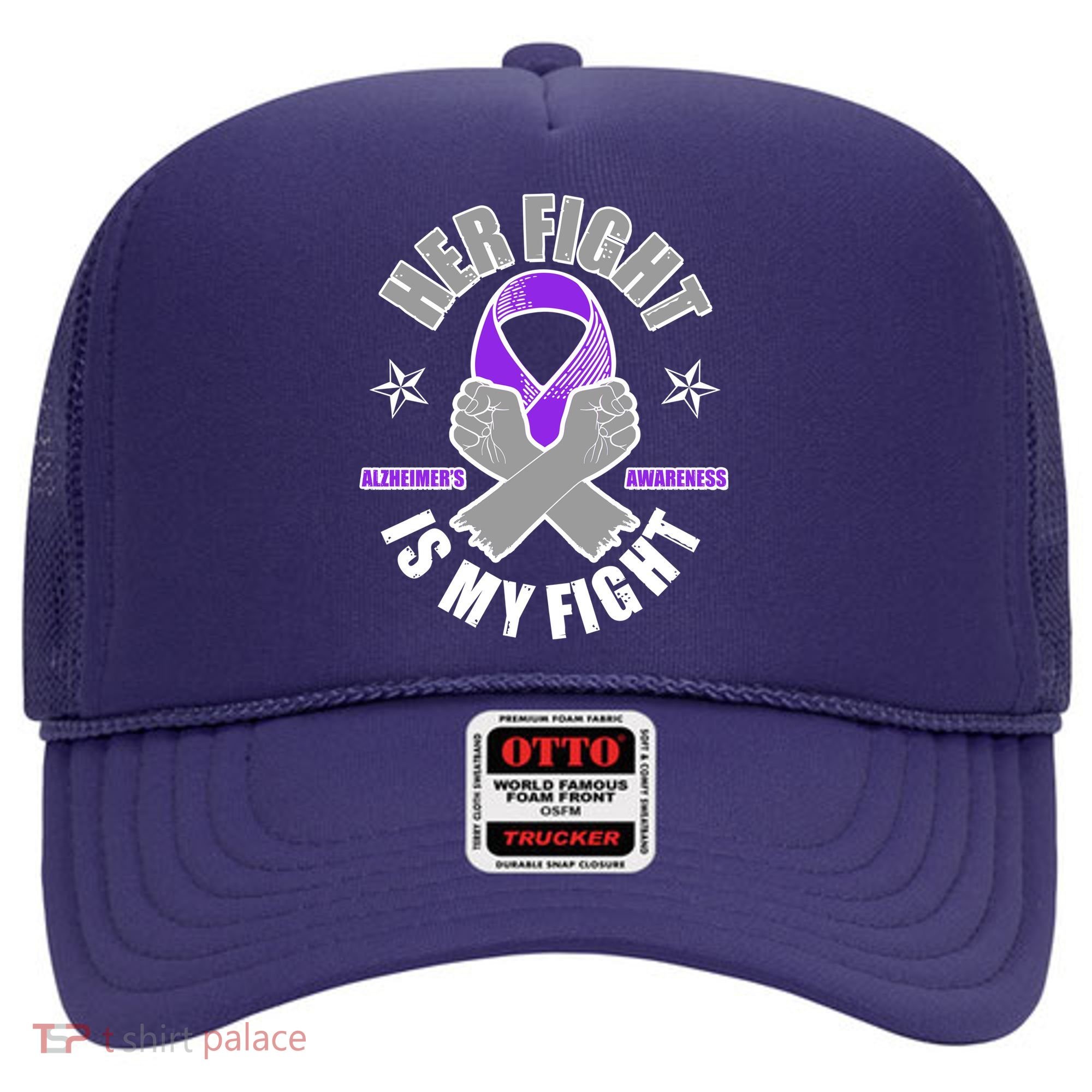 Her Fight Is My Fight Alzheimer's Awareness Hat
