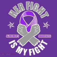 Her Fight Is My Fight Alzheimer's Awareness Visor thumb 3