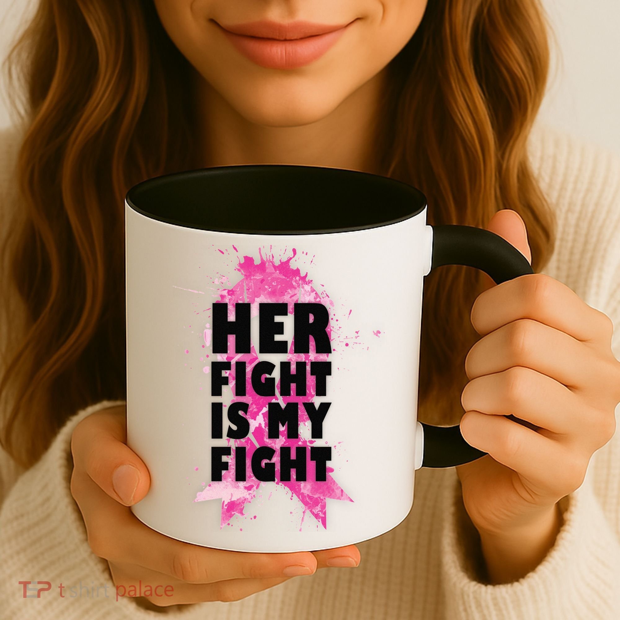 Her Fight Is My Fight Breast Cancer Coffee Mug