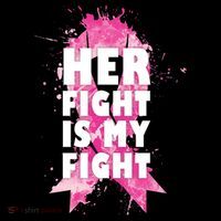Her Fight Is My Fight Breast Cancer Women's Hoodie thumb 2
